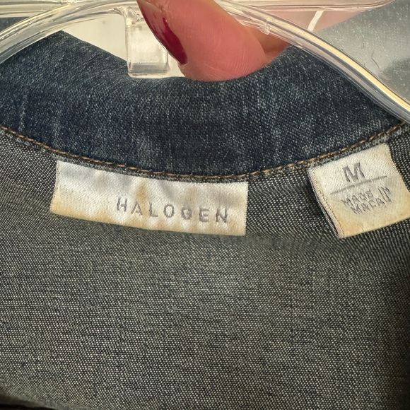 Halogen Classic Blue Jean Jacket - Picture 3 of 3